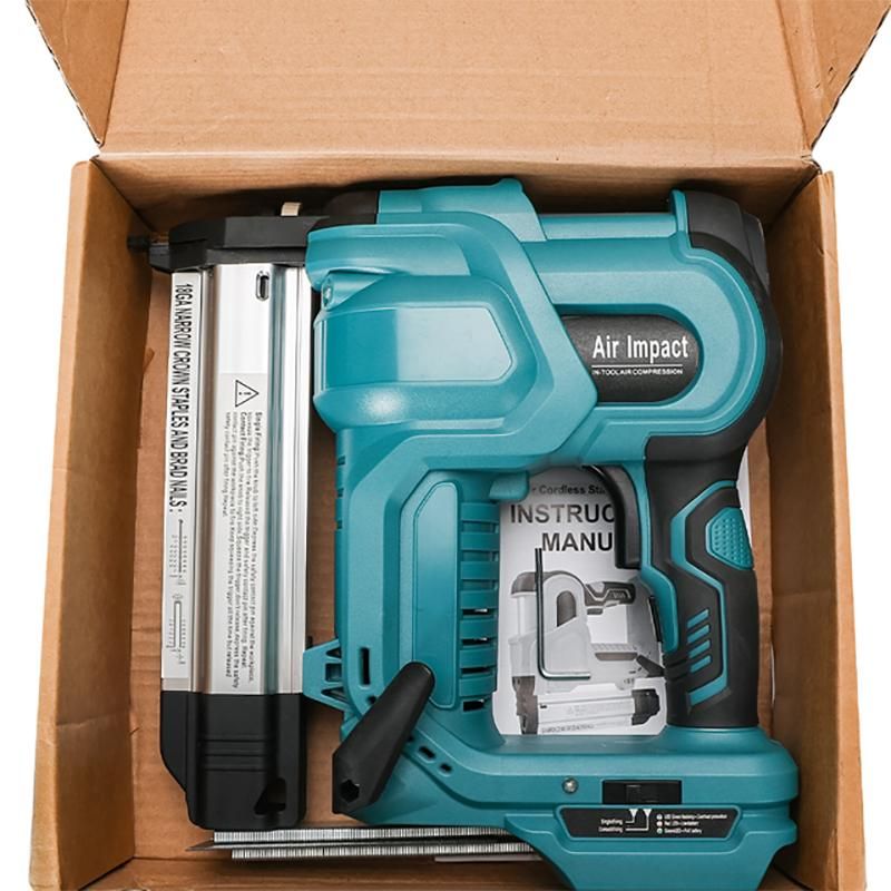 18V Electric Tools 18   Nail Gun And Staple Gun Heavy Duty Woodworking Compatible for Makita Battery (Body Only)