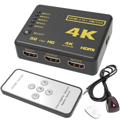 4k 5port Hdmi Switch