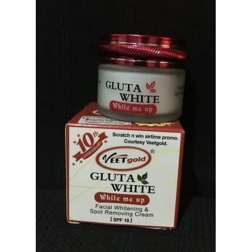 Veet Gold Gluta White Face Brightening And Dark Spot Removal Cream - 50g