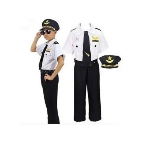 Kids Unisex Pilot Costume