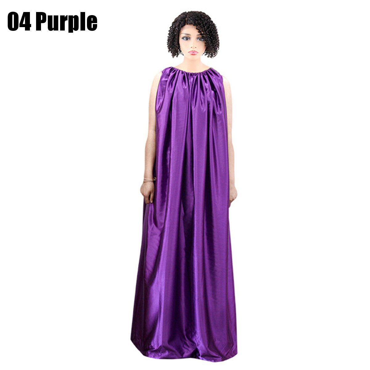 Handmade Yoni Steam Gown Steaming Dress Sweating Clothes Breathable V-Steam Capes Functional Steam Tool 04 Purple