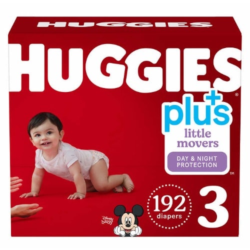 Little Movers Baby Diapers Size 3 - 7-13 Kg - 192ct