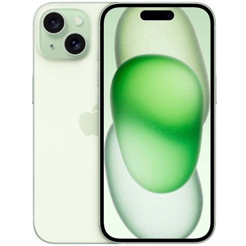 iPhone 15 5G - 6.1" - 128GB ROM - 6GB RAM - Nano SIM - 3349mAh - Green (Renewed)