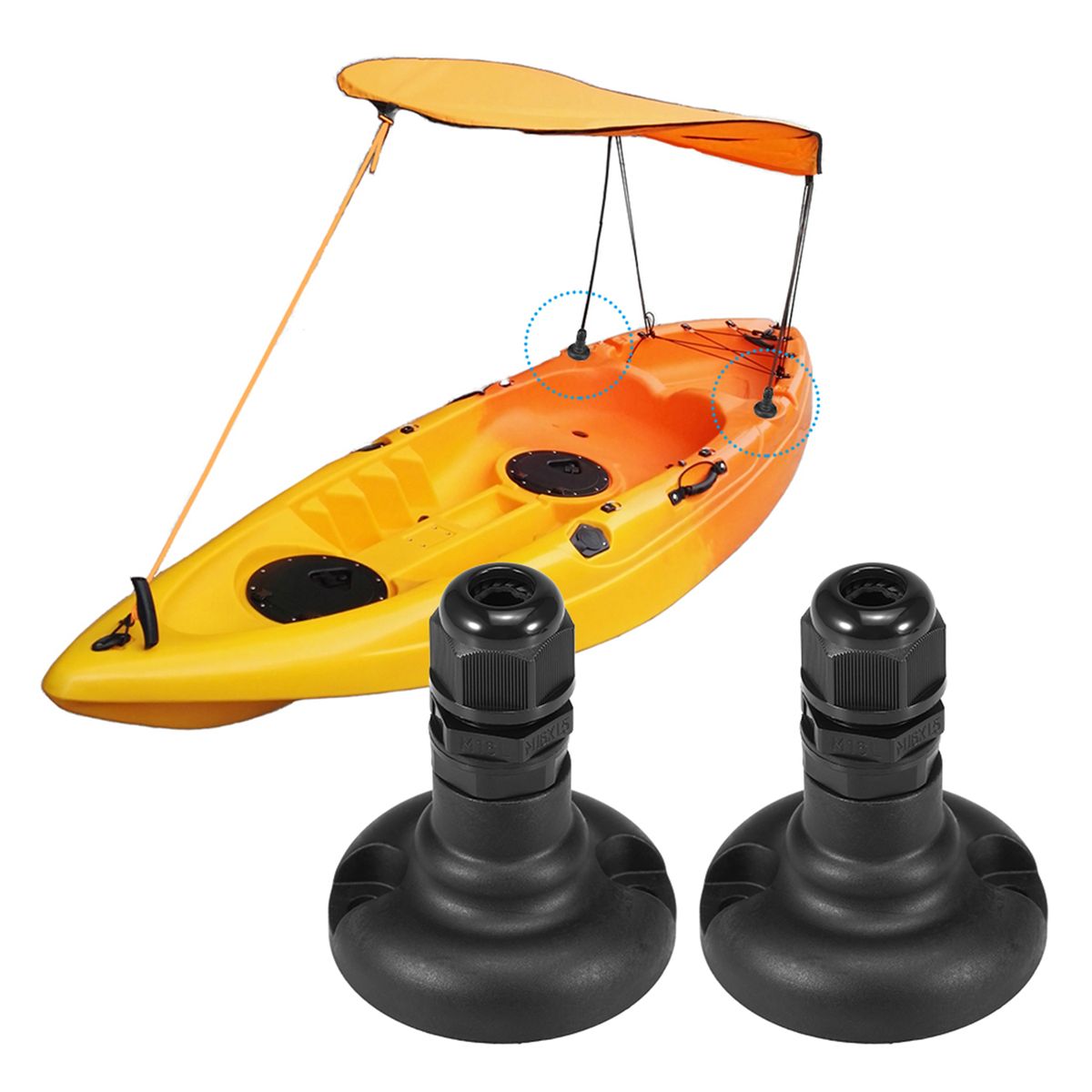 Kayak Boat Canoe Sun Shade Canopy For Single Person