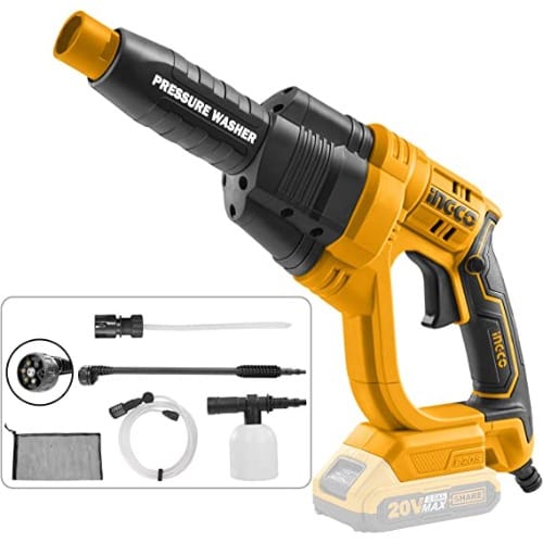 Ingco Cordless Pressure Washer - 20v - Lithium-ion Power Washer