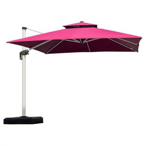 Outdoor Umbrella - Red - 2.2m X 2.2m