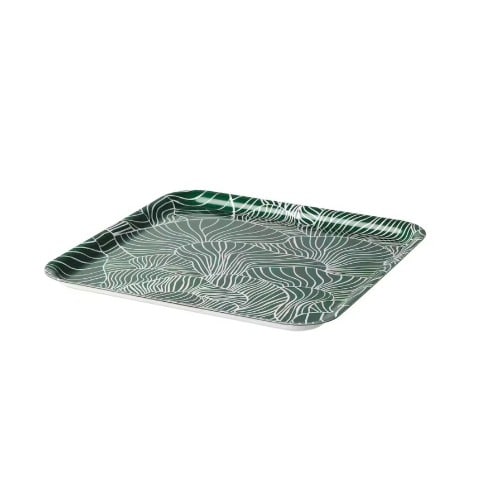 VintersnO Tray - 33 X 33cm - Patterned Green