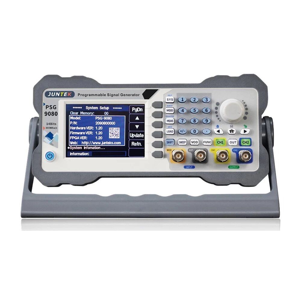 JUNTEK PSG9080 1nHz-80MHz Signal Generator Dual Channel