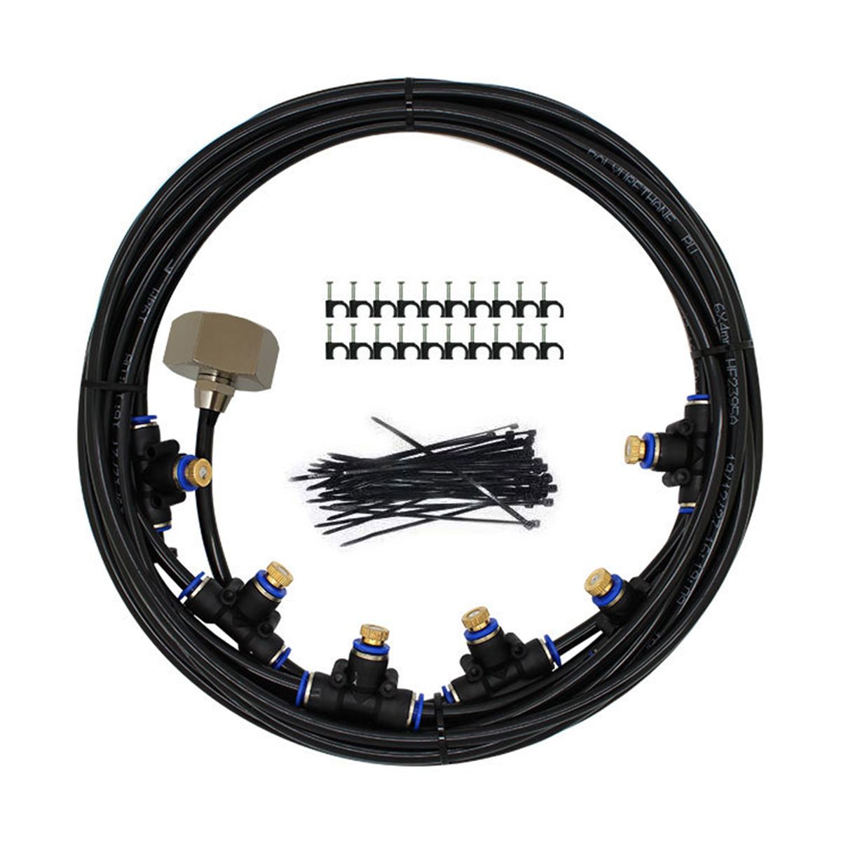 Mist Cooling System Adjustable DIY Irrigation Outdoor