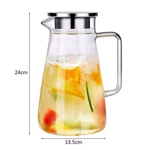 Crystal Clear Acrylic Water Jug - 1.8L