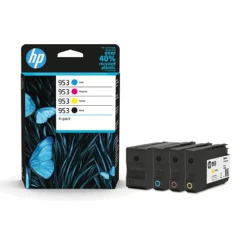 Hp Ink Cartridges - 953 4 Pack - Black - Cyan - Magenta - Yellow