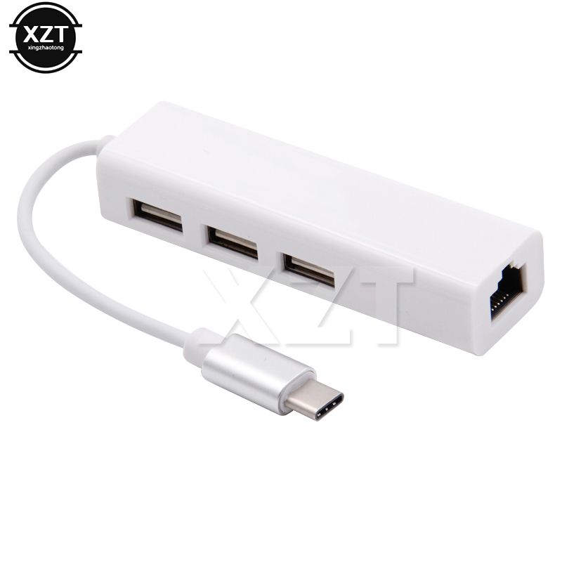 USB HUB 100Mbps 3 Ports USB 2.0 Type HUB USB To Rj45