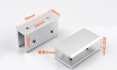 Aluminum Black Glass Clip Glass Accessories Card Clip Glass