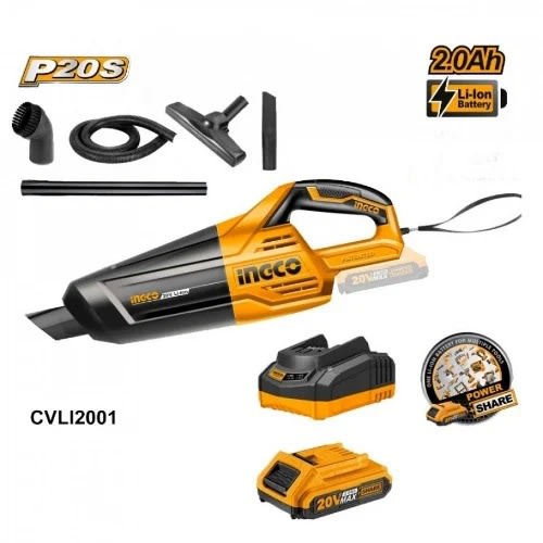 Ingco Lithium-ion Cordless Vacuum Cleaner-cvli2001 - 20v