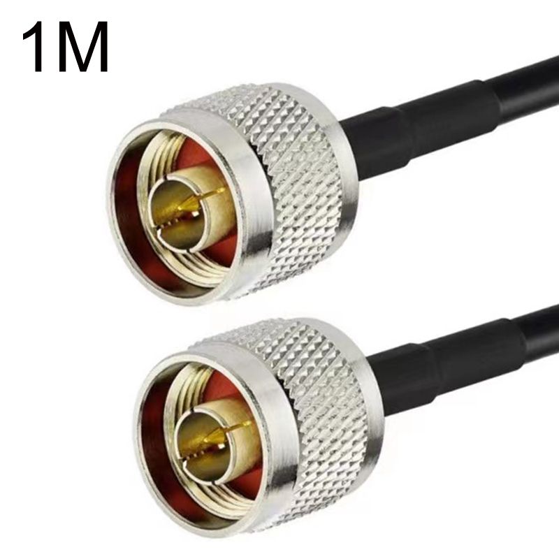N Male To N Male RG58 Coaxial Cable, Cable Length:1m