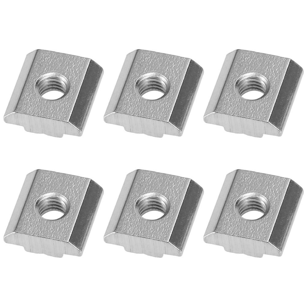 6pcs Stainless Steel Kayak Track Adapter Nut Hardware