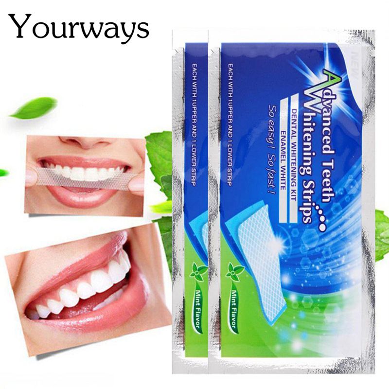 YOUWAYS Tooth Whitening Stickers Tooth Bleaching Daily Use Whitening Oral Tooth Care Tool