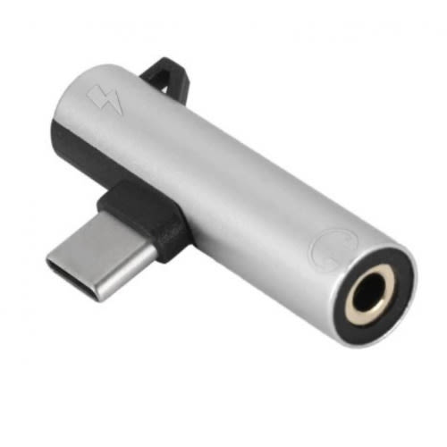 Type-c To 3.5 Mm Earphone Jack Adapter 2 In 1 Usb C Audio Converter Charging Splitter