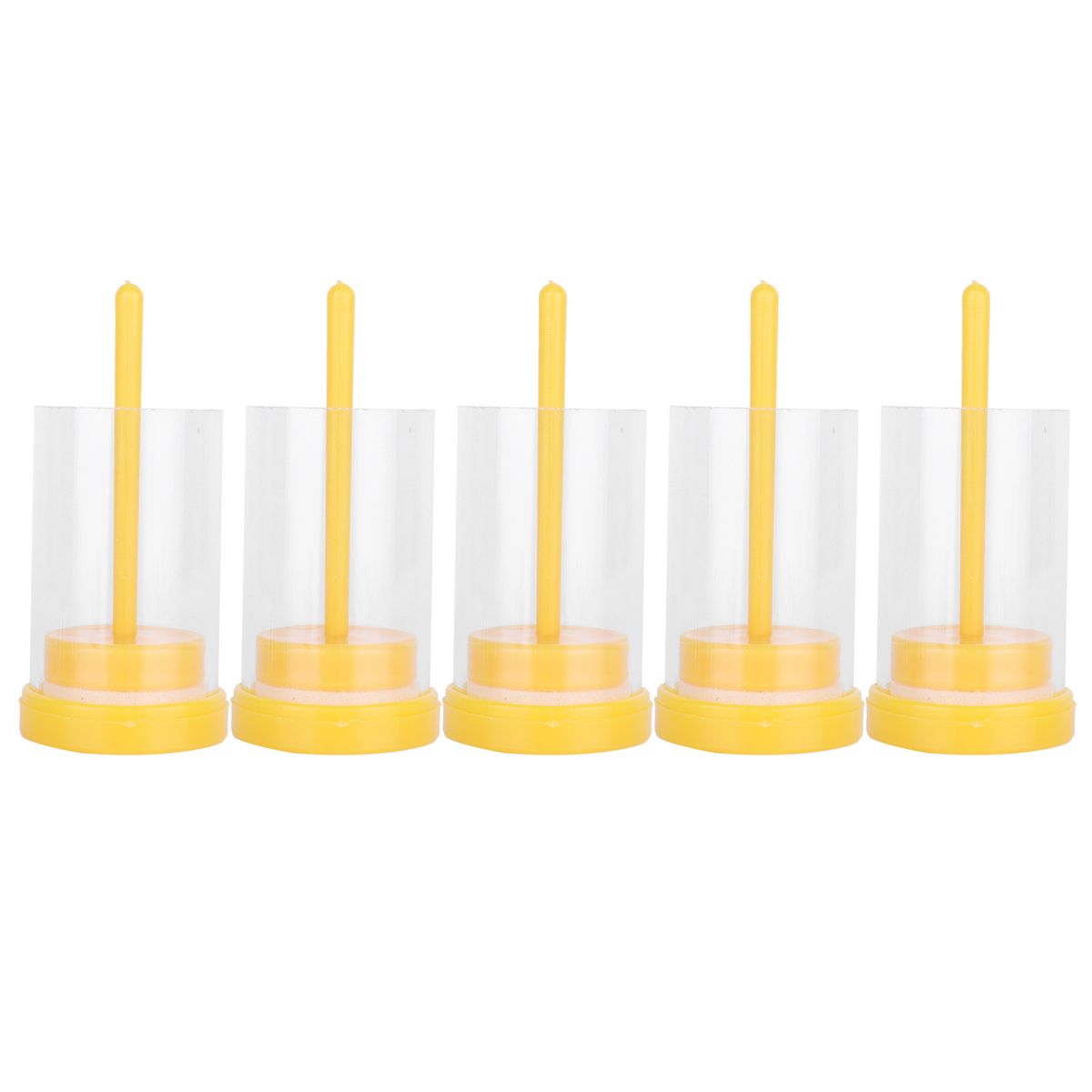 5Pcs Queen Bee Marking Bottle Catcher Cage Tube Lightweight