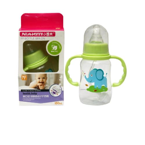 Anti-colic Baby Feeding Bottle-lemon Green And Multi