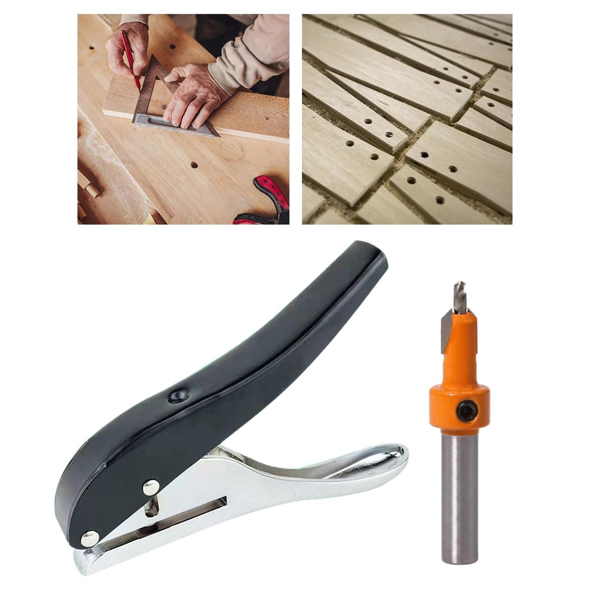 Manual Edge And Puncher  Hand Tool Sturdy Flexible B