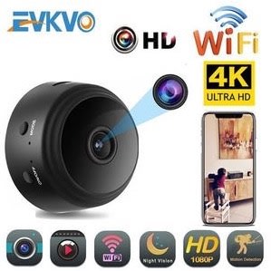 Mini Wifi IP CCTV Camera - Hidden Built-in Battery - 4k