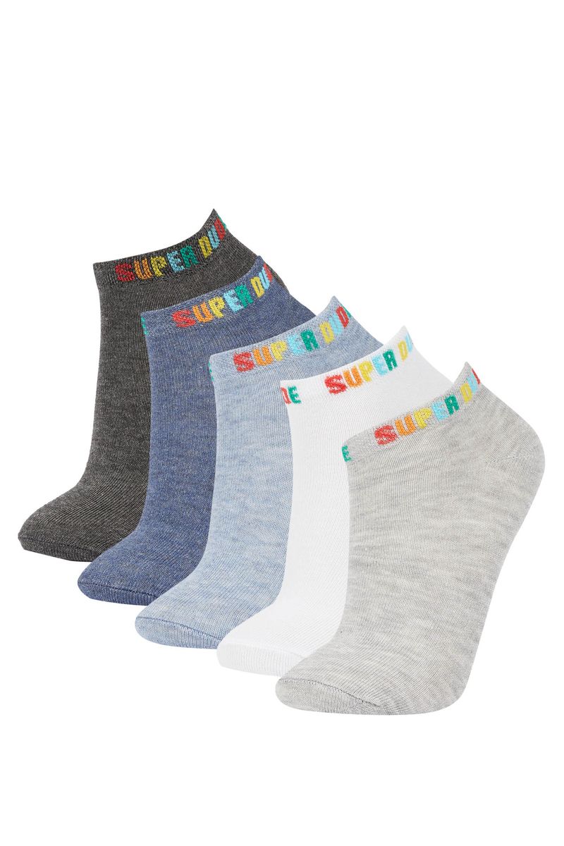 5 Pieces Boy Low Cut Socks - Karma