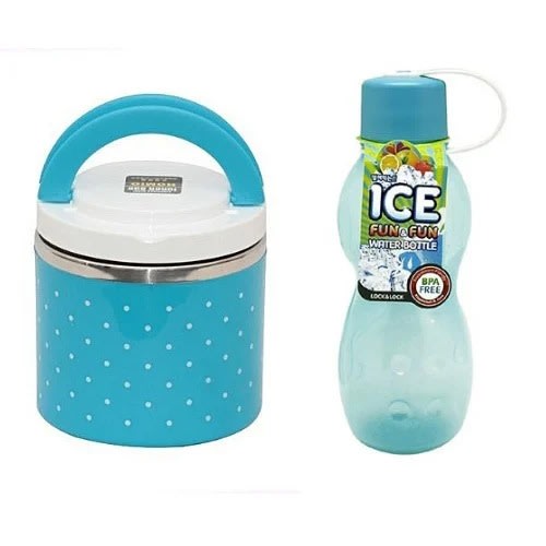 Single Layer Food Flask And Ice Fun Water Bottle