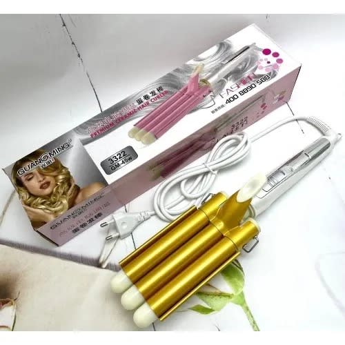 GM-45W Premium Ceramic Hair Curler/ Hair Curling Iron - Gold