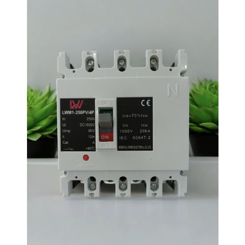 Dc Mccb Moulded Case Circuit Breaker 250a 4p