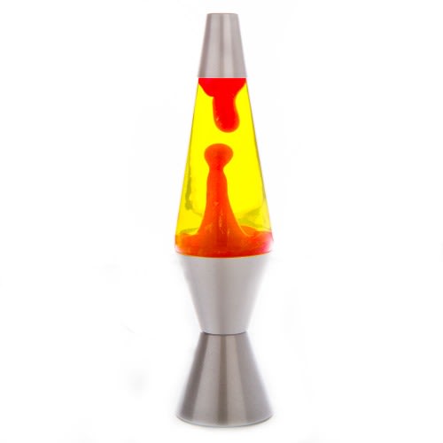 Peace Motion Lava Lamp - Yellow And Red