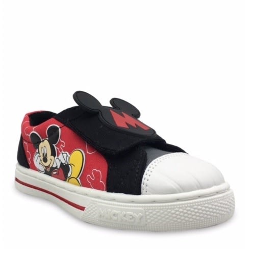 Mickey Mouse Cap Toe Casual Toddler Boys Sneaker Shoe