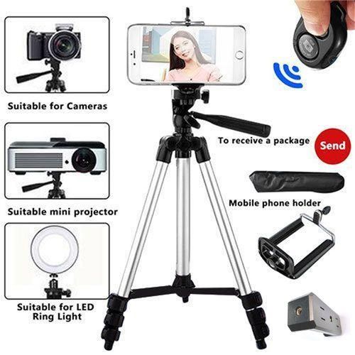 Mobile Phone Tripod Photography Mobile Phone Camera (with Stand Control) Professional Telescopic Tripod