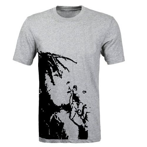 Inspiration Print T-shirt -grey