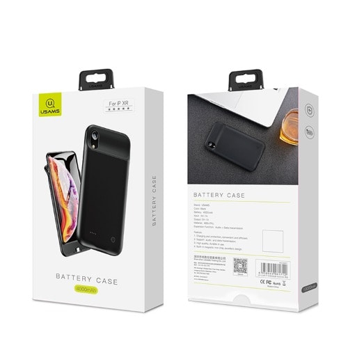 External Battery Power Case For Iphone Xr - 4000mAh
