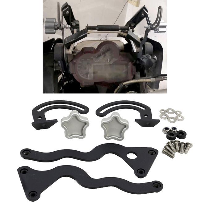 Windshield Bracket Windshield Holder For BMW R 1250 GS 2018 Silver
