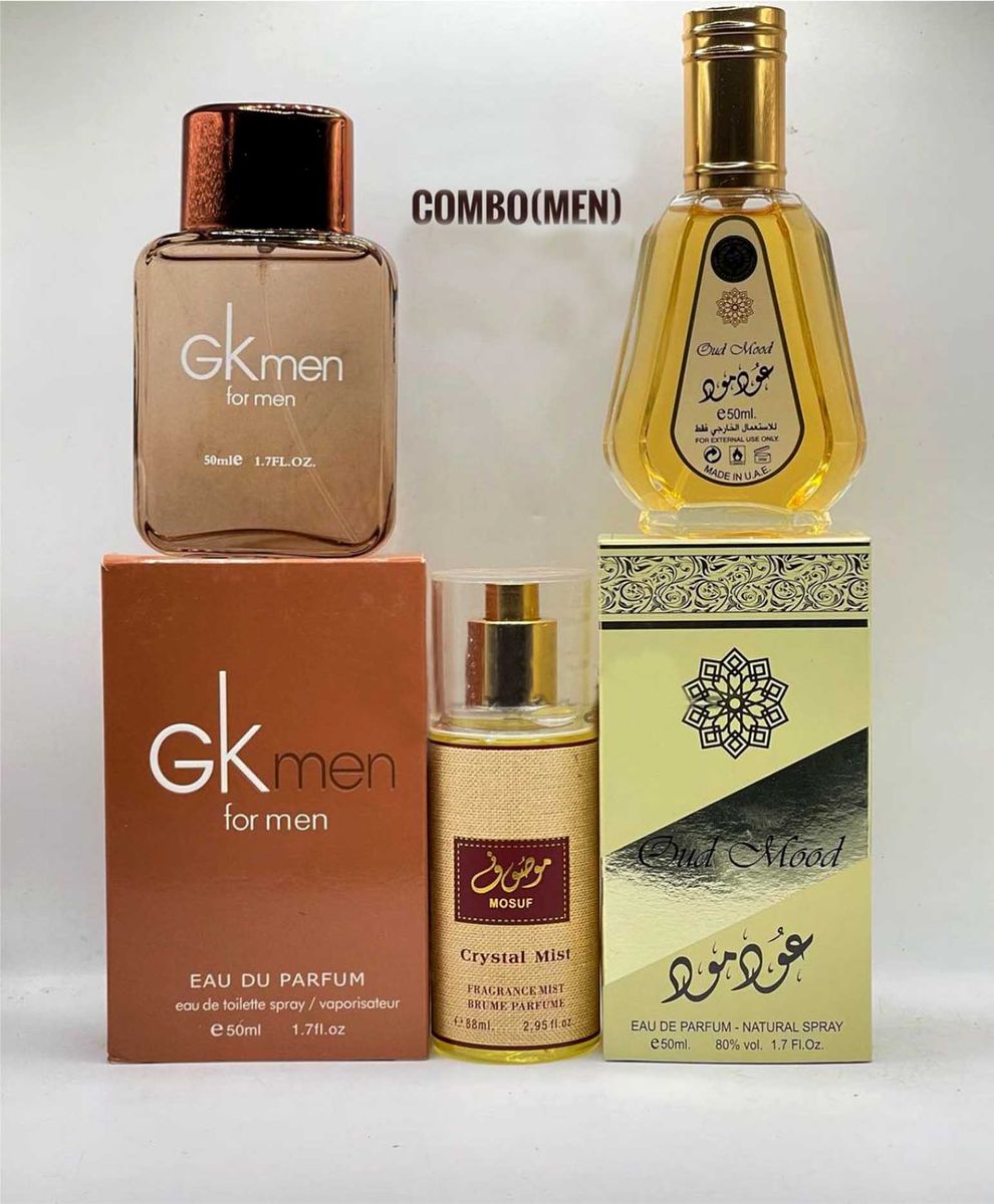 3in1 Amber Floral Fragrance In Gk Men EDP/Oud Mood Lattafa/Body Mist