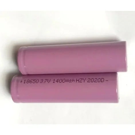 3.7v Rechargeable Battery - 2pcs   Flat Head