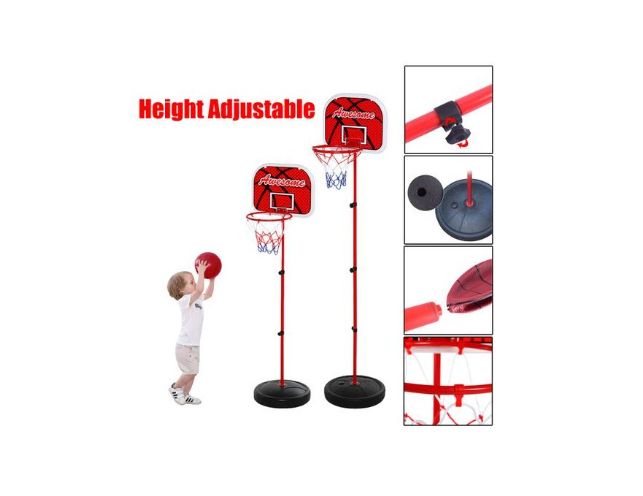 Top Grade Adjustable Kids Basketball Game Set +Free Basketball - 95CM -170CM