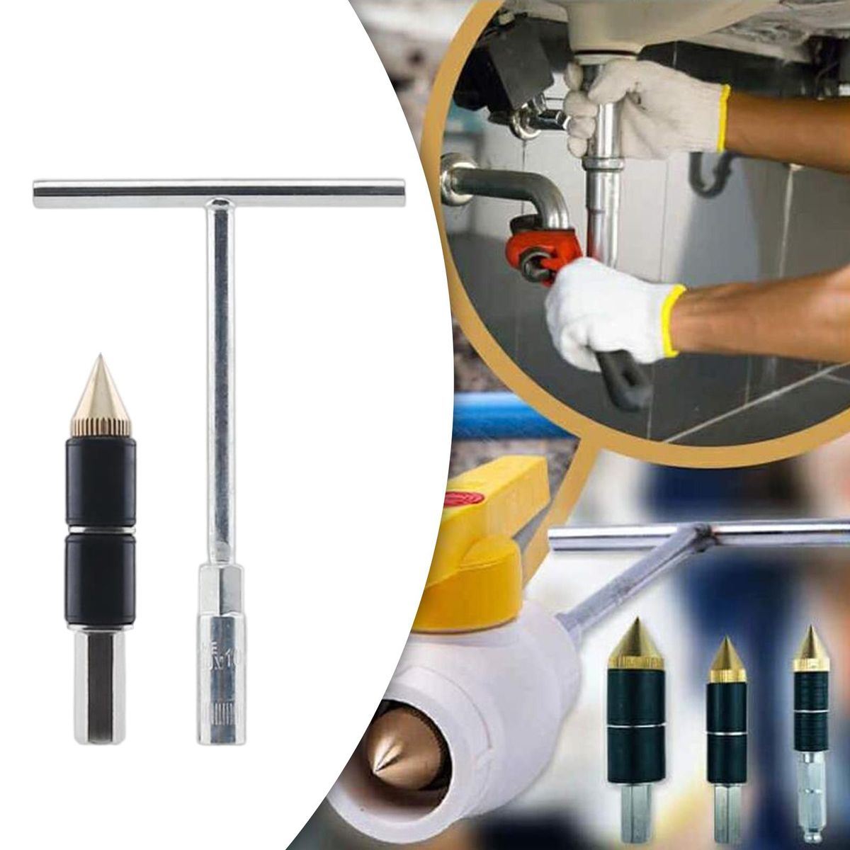 Hot-Melt Water Stop Pins Stainless Steel For Sink Counter 0.75inch