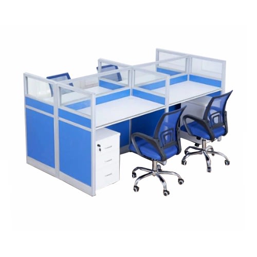 4 Seat Office Workstation