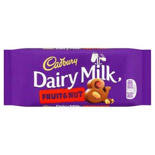 Dairy Milk Fruit & Nut Chocolate Bar -200g