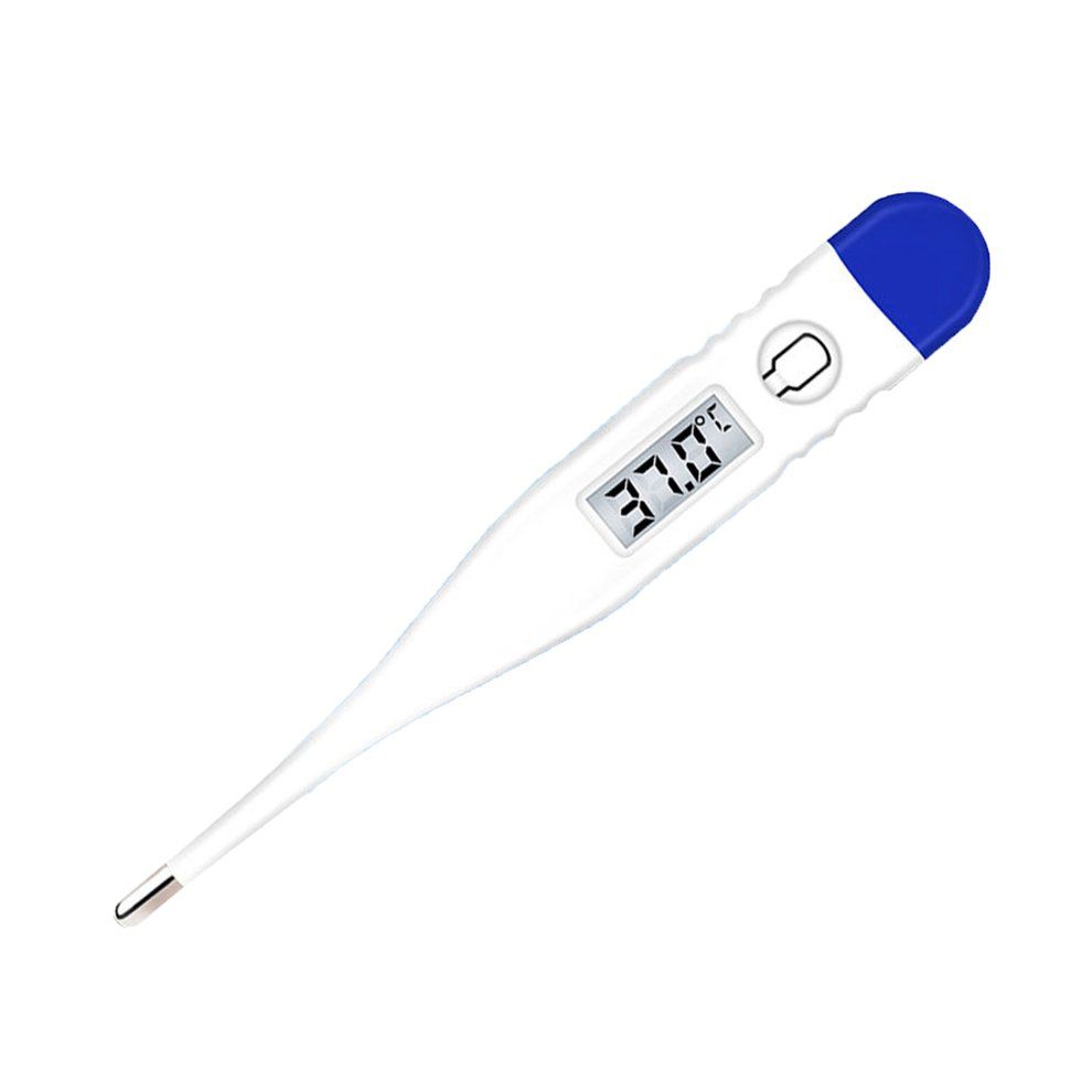 Ele Troni  Hard Head   Oral Armpit Temperature Measurement Household-blue