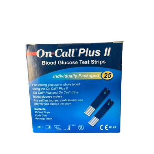 II Blood Glucose Test Strips X25