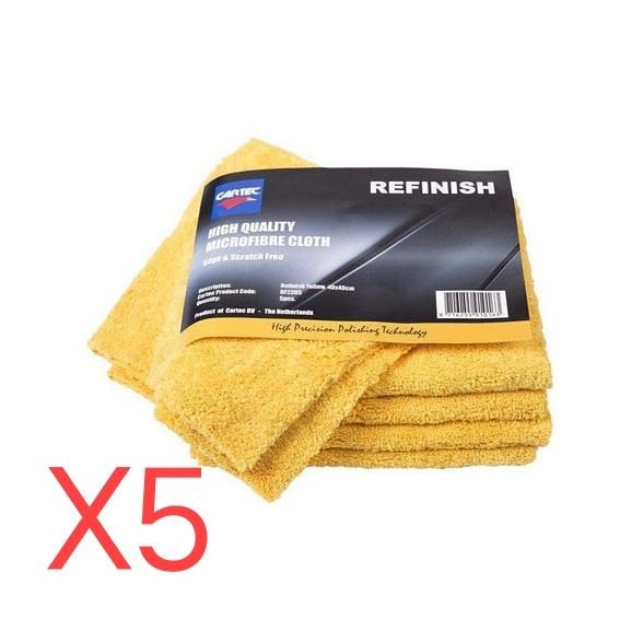 5 Pieces Car Wash, Home And Glass Microfiber Towel