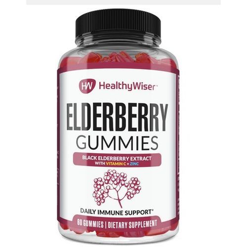 Elderberry Gummies With Vitamin C + Zinc 60 Gummy
