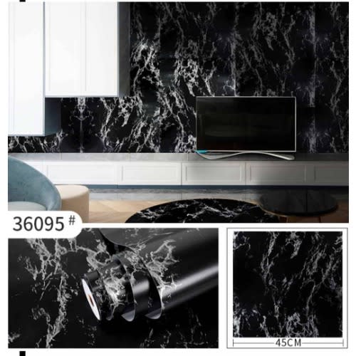 Self Adhesive Wallpaper - Black