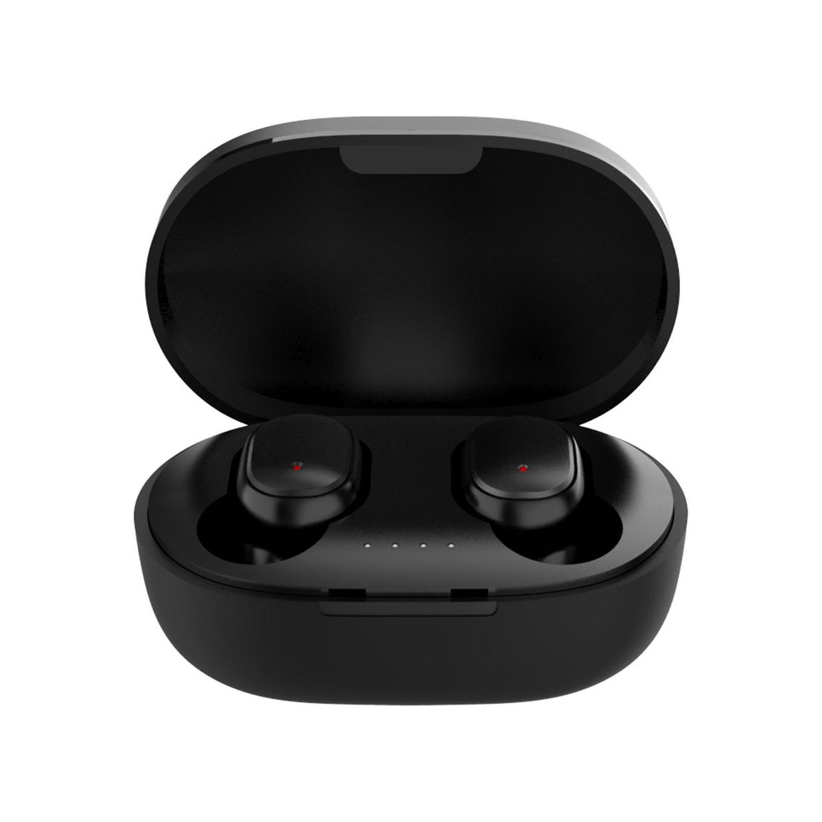 A6S Wireless Headphones Earphones Auto Pairing Mini In-Ear Earbuds HiFi BT 5.0 Stereo Built-in Mic Noise Cancellation IPX4 Water-proof with Wireless Charging Case