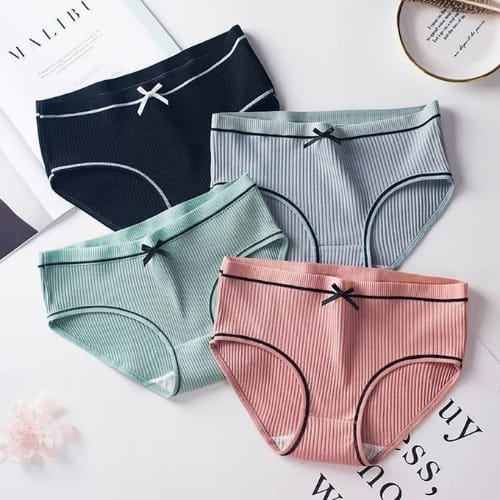 Set Of 4 Non Regular Cotton Panties