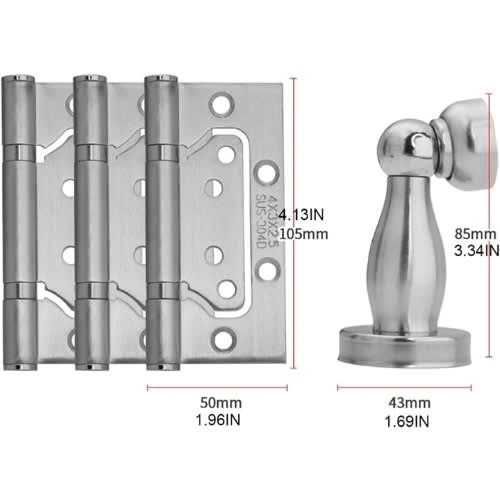 Door Hinges And Magnetic Door Stop